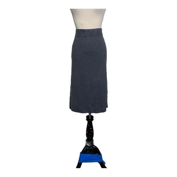 Banana Republic gray knee length pull on skirt size M - Picture 11 of 11